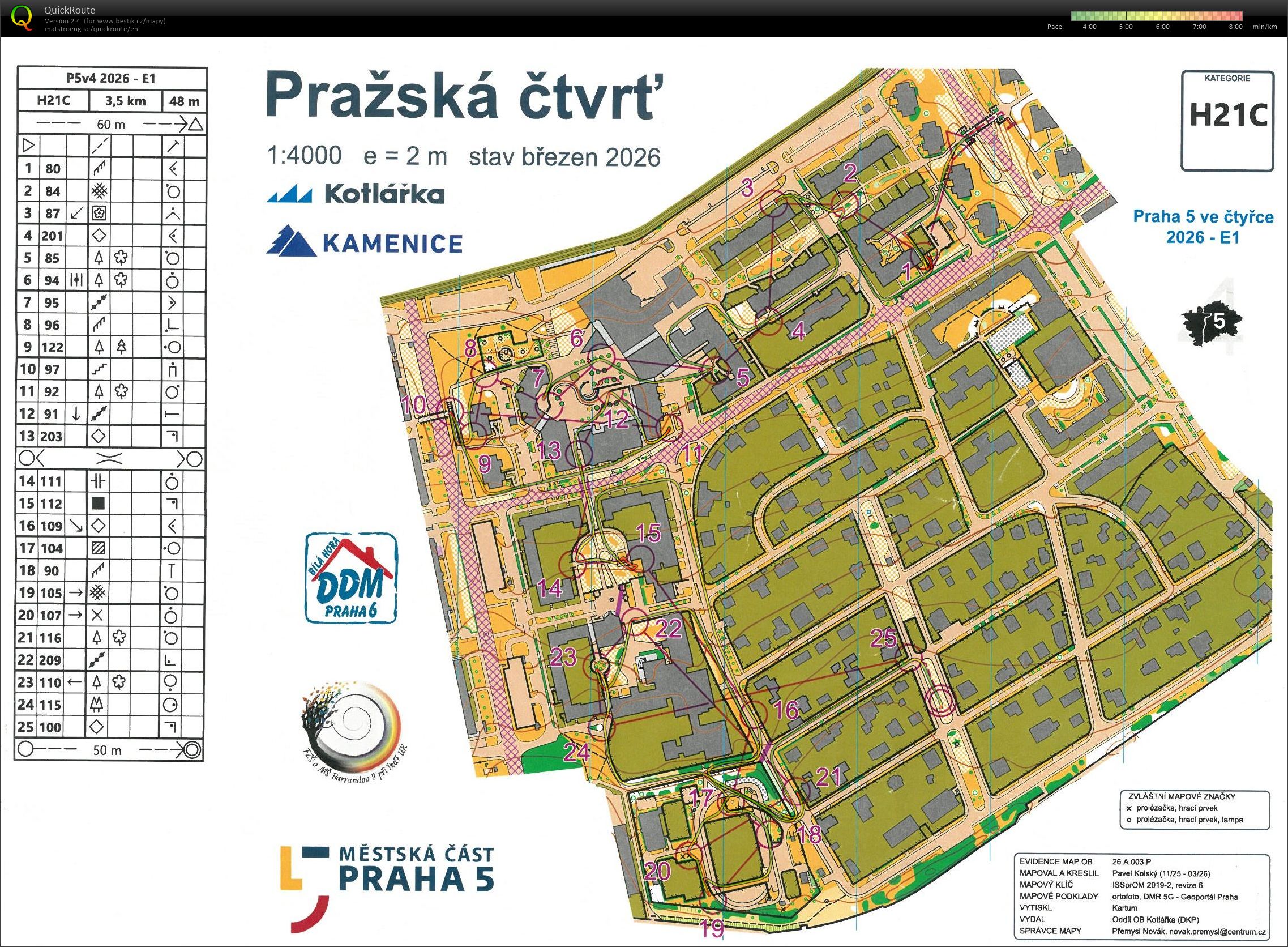 Praha 5 ve čtyřce - E1 (22.03.2026)