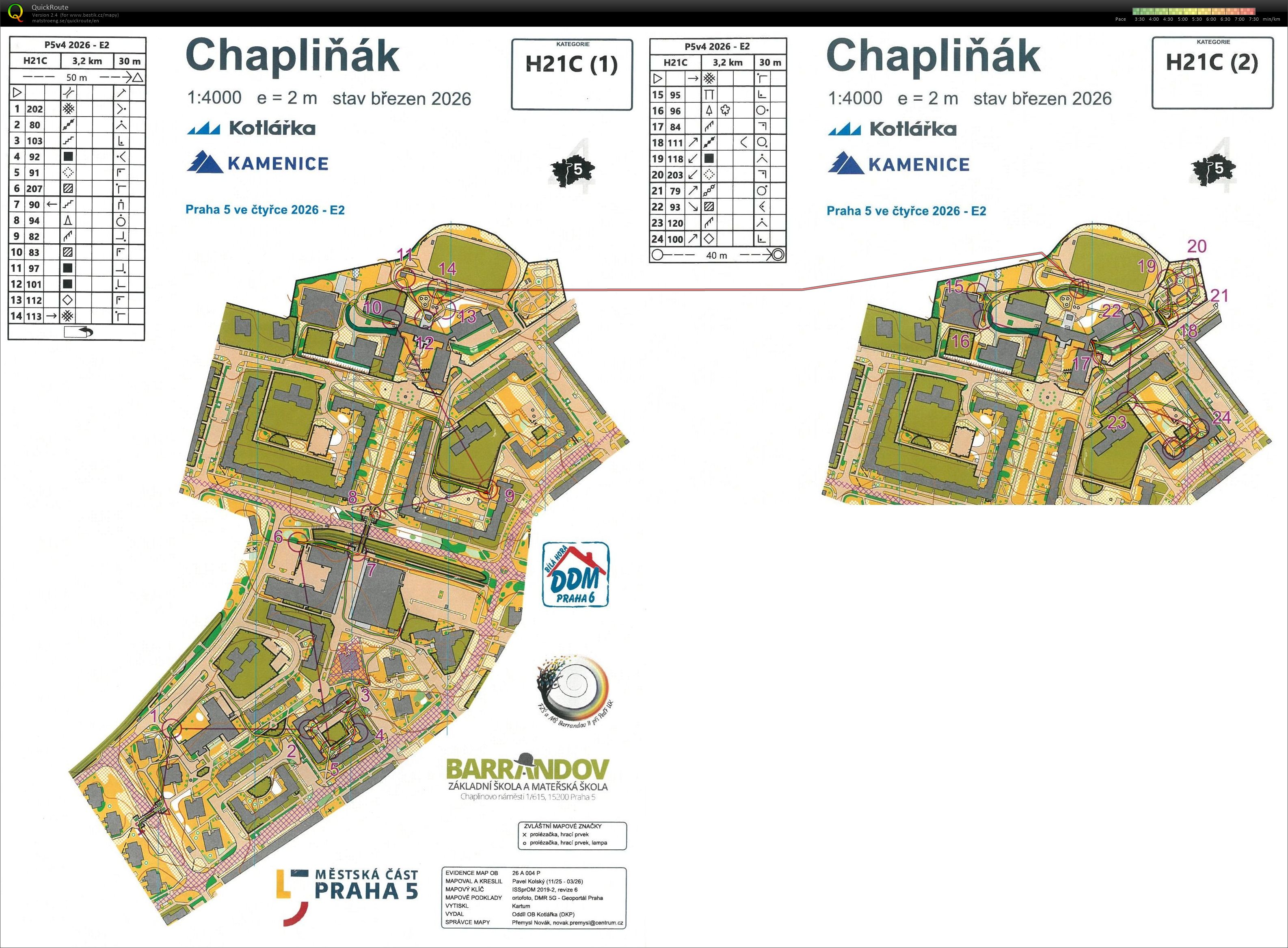 Praha 5 ve čtyřce - E2 (22.03.2026)