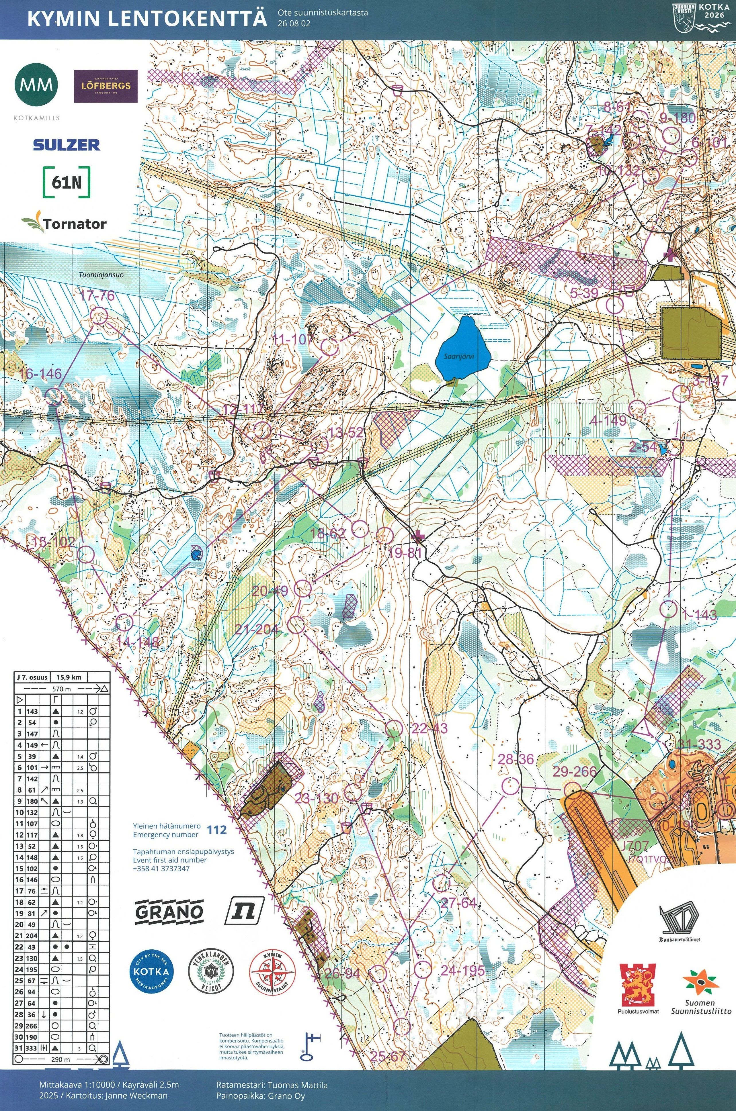 Jukola 2026 - 7. úsek (14.06.2026)