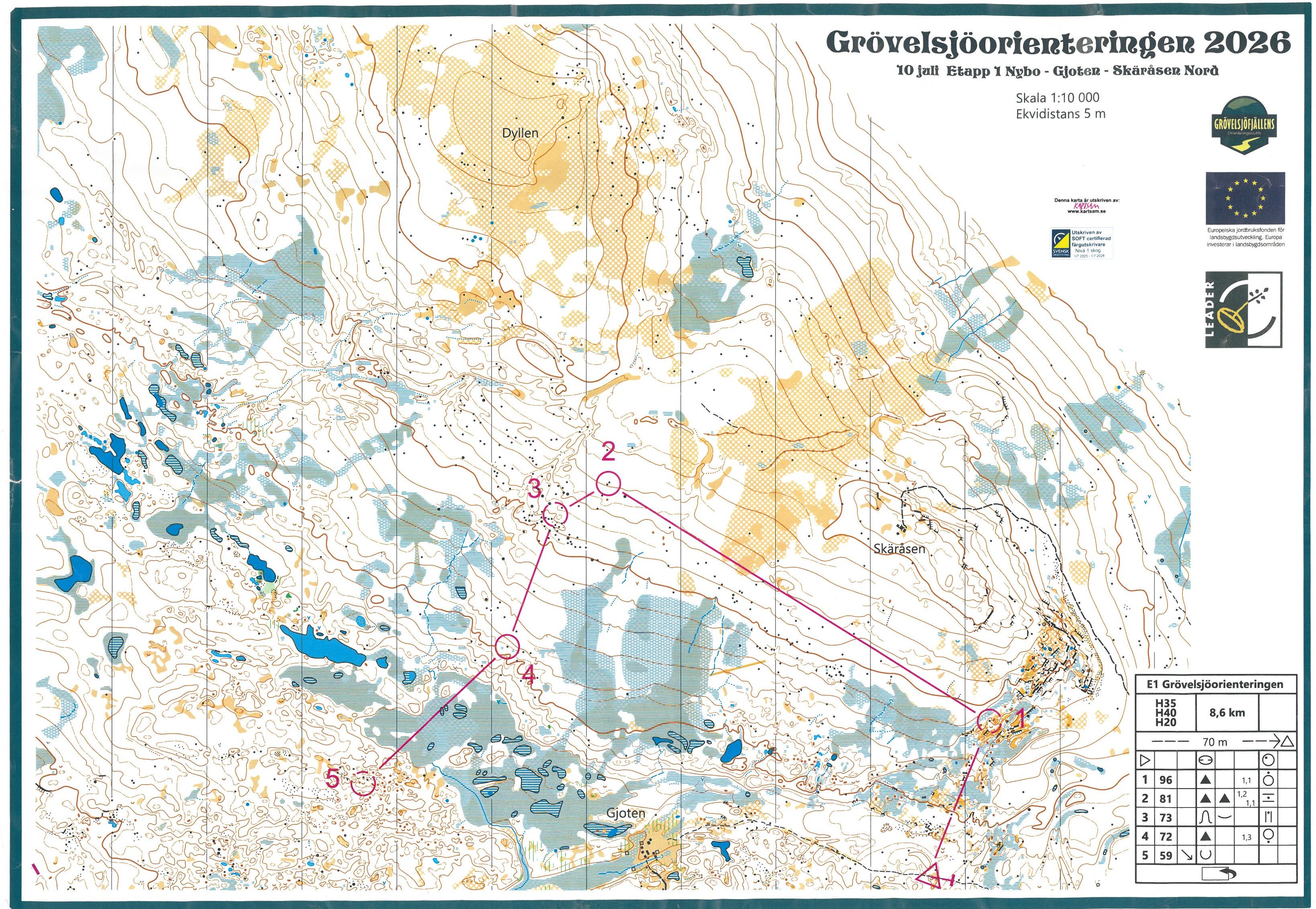 Grövelsjöorienteringen E1/I (10.07.2026)