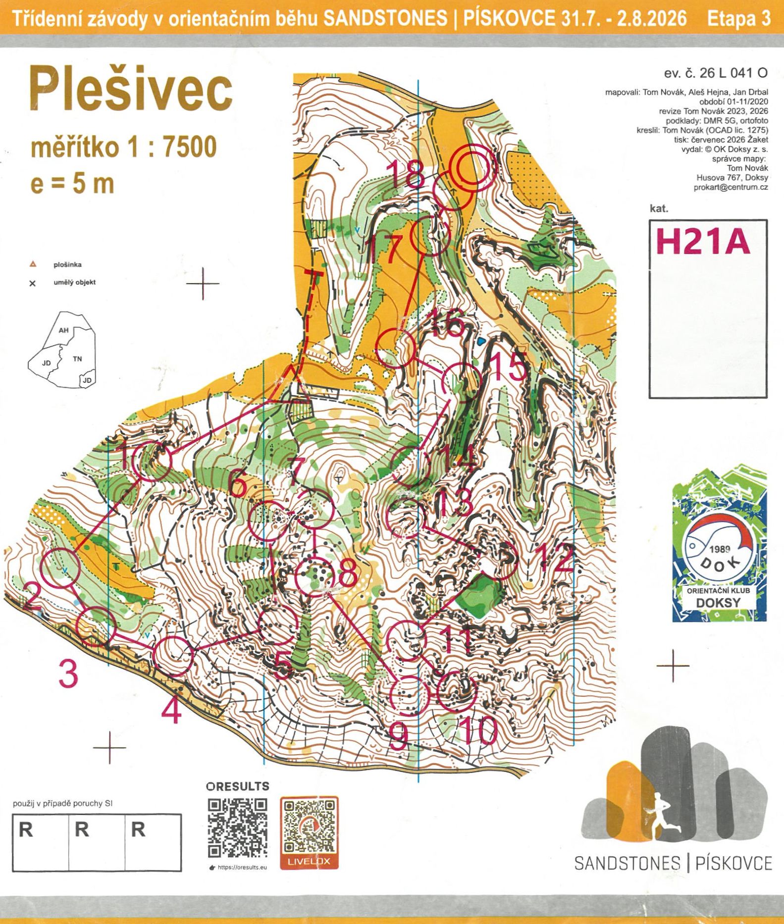 Sandstones|Pískovce 2026 - E3 (02.08.2026)