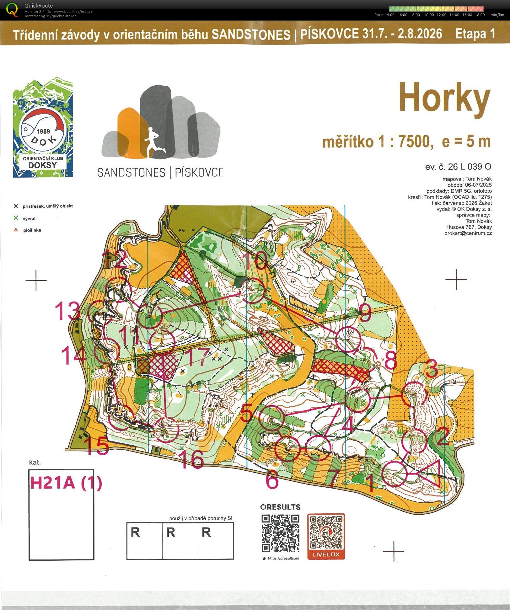 Sandstones|Pískovce 2026 - E1/I (31.07.2026)
