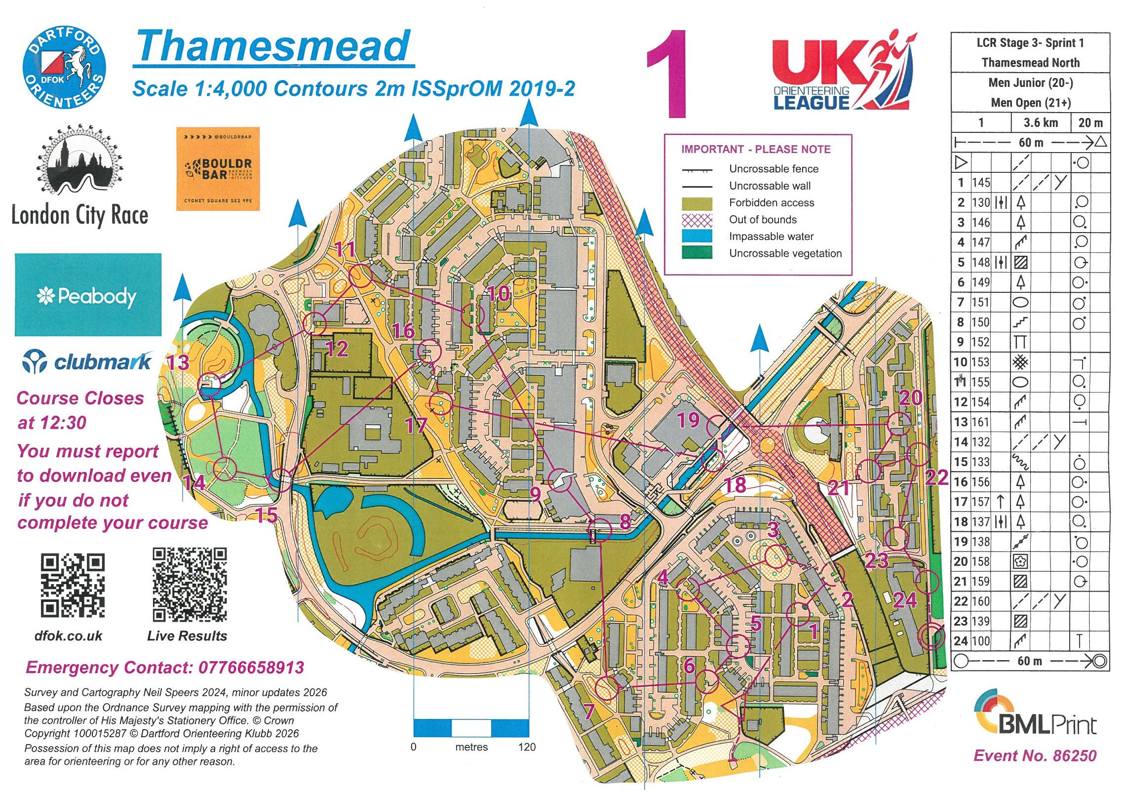 London Thamesmead Sprint 1 (20.09.2026)