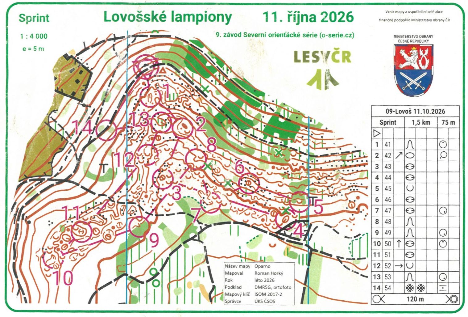 Lovošské lampiony - sprint (11.10.2026)